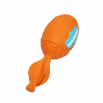 MISOKO Koera m&auml;nguasi, reket, kumm, 16,5 cm oranž