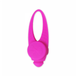 Laroo Loomade LED-ripats BLINKER, silikoonist, patareitoitel roosa, 2,5 x 8 cm