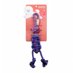 MISOKO Lemmiklooma m&auml;nguasi n&ouml;&ouml;riga, lilla, 28 cm