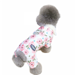 PAW COUTURE Lemmiklooma kombinesoon lilleline, roosa, S