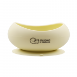 MISOKO&FRIENDS Lemmikloomade silikoonist kauss, imukummiga 15&times;11,6&times;7,4 cm, kreemjas