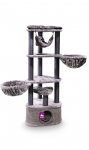 PETREBELS kraapimispost kassidele 60 x 60 x 160 cm, pruun