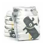 MISOKO &uuml;hekordsed m&auml;hkmed isastele koertele kutsikamotiiviga, s&ouml;ega, niiskuse indikaator, lavendli l&otilde;hn, M suurus, 12 tk