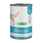 NATURE'S PROTECTION konservs&ouml;&ouml;t t&auml;iskasvanud koertele valge kalalihaga 375 g