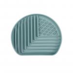 PET ADVANCE lemmiklooma kauss aeglaseks s&ouml;&ouml;miseks, silikoon, 22x19x3 cm roheline