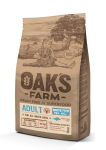 OAK'S FARM teraviljavaba kuivtoit k&otilde;igile t&auml;iskasvanud koerat&otilde;ugudele, valge kalaga 12 kg