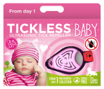 TICKLESS Ultraheliripats puukide ja kirbude t&otilde;rjumiseks beebidele TickLess Baby roosa