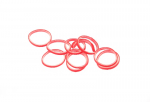 LAINEE 100tk lateks-elastsed kummid 100 tk, 8 mm, punased