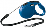 FLEXI Classic automaatne jalutusrihm, maks. 20kg, 5m k&ouml;is M suurus, 5 m, sinine