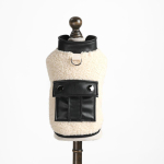 PAW COUTURE Lemmiklooma vest valge/must, suurus M