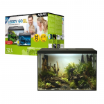 AQUAEL SET LEDDY XL D&N 2.0 akvaarium komplekt 60 l, must