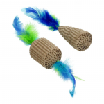 HIPPIE PET Kassi m&auml;nguasi, sulega, 6-10 cm sinine, 2 tk.