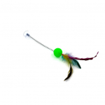 HIPPIE PET Kassi m&auml;nguasi, liimitav, 30 cm rohelines