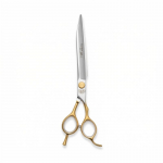 TAURO PRO LINE Professionaalsed sirged l&otilde;ikusk&auml;&auml;rid Perfection by Janita J. Plungė, paremak&auml;elistele, roostevabast terasest, h&otilde;bedased kuldsete k&auml;epidemetega 19 cm