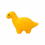 MISOKO Koera m&auml;nguasi, dinosaurus, lateks, 21,5 cm kollane