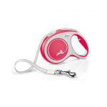 FLEXI Comfort Lindi-jalutusrihm L, max 60kg 5 m, lint, punane