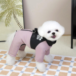 PAW COUTURE Lemmiklooma kombinesoon must/roosa, suurus XL