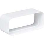 Ventilatsioonitoru ELICA KIT0121001 horisontaalne liitmik valge plastik