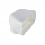 Ventilatsioonitoru ELICA KIT0121007 lapik / &uuml;mar liitmik 90&deg; plastik