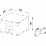 FABER 112.0327.007 v&auml;lise mootori paigalduse komplekt