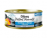 Dibaq Natural Moments 5 Star sardiini ja mango konserv steriliseeritud kassile 70g