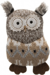 Kassi m&auml;nguasi Owl 11 cm polyester/plastic