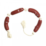 Flamingo m&auml;nguasi koertele n&ouml;&ouml;riga &ldquo;Nicholas&rdquo; vorstikesed, pruun, 70cm