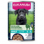 T&auml;iss&ouml;&ouml;t (konserv) Eukanuba t&auml;iskasvanud koertele - Lambalihaga ja kartuliga 400g