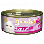 Aatas Cat Creamy Chicken & Crab konserv kassile 80g