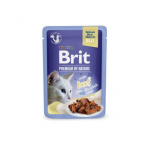 Brit Premium Cat Delicate Beef Fillets in Gravy m&auml;rgtoit kassidele 85g