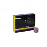 Isekleepuv side yellowBAND 5 cm &times; 4,5 m, lilla "paws", N1