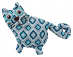 Kassi m&auml;nguasi Cat fabric 15cm