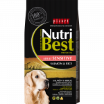 Nutribest Adult Sensitive Salmon & Rice koeratoit 3kg