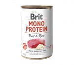 Brit Mono Protein Beef & Rice konserv koertele 400g