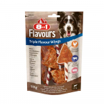 8in1 Triple Flavour Wings, 113 g. T&auml;iends&ouml;&ouml;t t&auml;iskasvanud koertele (2-35 kg)
