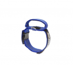 Julius-K9 sinine-hall k&auml;epidemega kaelarihm koerale 50mm