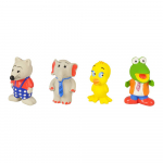 Flamingo piiksuv lateksist koerte m&auml;nguasi, 9cm, assortii