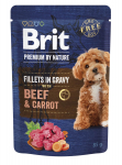 Brit Premium Beef & Carrot in Gravy m&auml;rgtoit koertele 85g