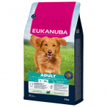 EUKANUBA Adult lambaliha ja riisiga suurtele koertele 12 kg