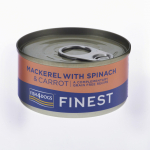 Fish4Dogs konserv koertele makrelli, porgandi ja spinatiga 85 g