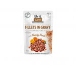 Brit Care Fillets in Gravy Hearty Duck m&auml;rgtoit kassidele 85g