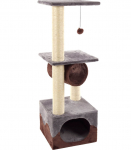 Flamingo kassi ronimispuu Kangri5 hall/pruun 35x35x102cm