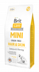 Brit Care Mini Hair & Skin teraviljavaba koeratoit 7 kg