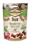 CarniLove Cat Snack Duck with raspberries n&auml;rimismaiused kassile 50g