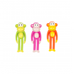 Koera m&auml;nguasi latex Monkey with Rope 16cm juhuslik v&auml;rv