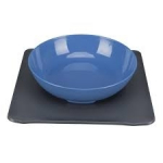 Kauss alusmatiga Yummynator non-slip 0,85L/24x24cm blue/grey