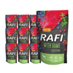 Rafi koerakonserv hirve, mustikate ja j&otilde;hvikatega 10x500 g