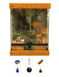 Klaasist terraarium Sleek Topical Kit TK30 465x465x610mm