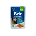 Brit Premium Delicate Duck Fillets in Gravy m&auml;rgtoit steriliseeritud kassidele 85g