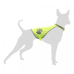 Flamingo helkurvest koertele &ldquo;Refi&rdquo;, kollane, S 28cm